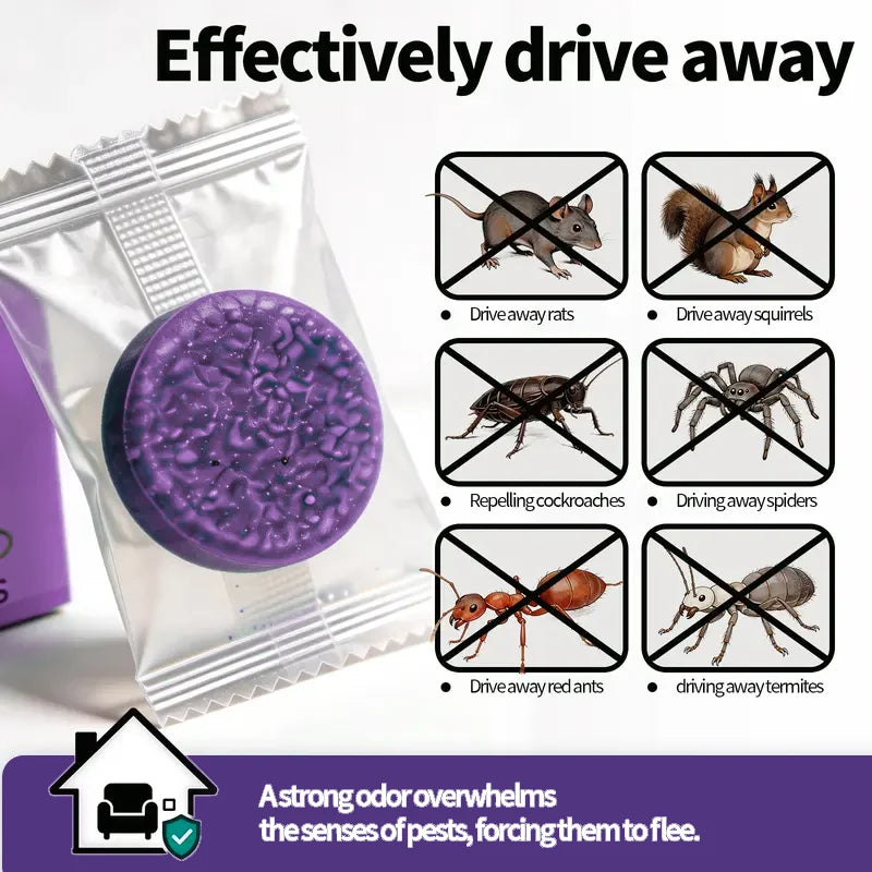 12-Pack Rodent Repellent Balls for Home Kitchen Effective Pest Control Solution