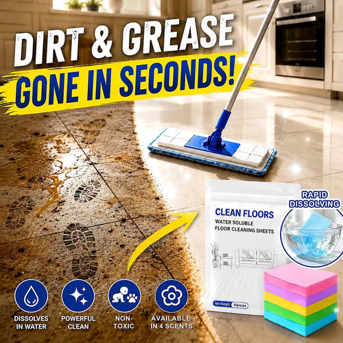 📢📢50% Off!! 4-in-1 Cleaning Sheets：One Sheet. 10 Seconds to Tackle Grease & Grime