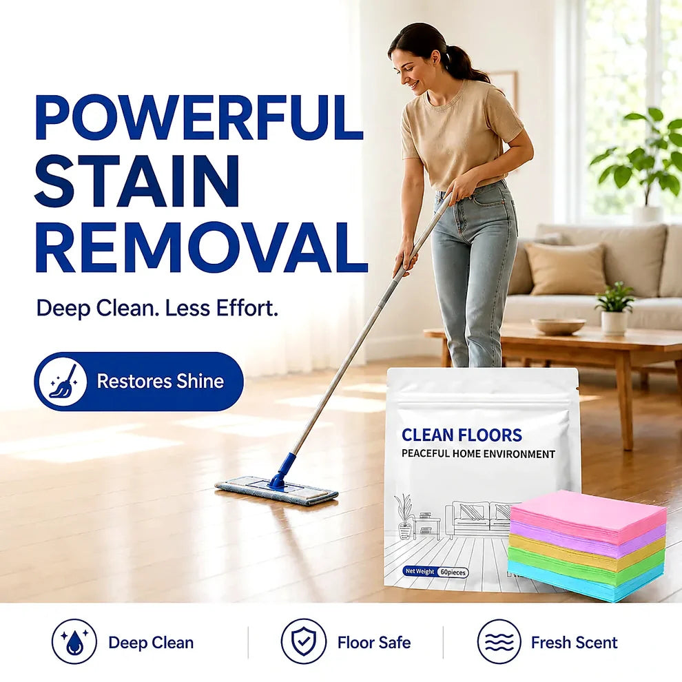 📢📢50% Off!! 4-in-1 Cleaning Sheets：One Sheet. 10 Seconds to Tackle Grease & Grime