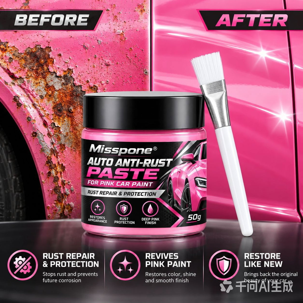 Car Metal Rust Repair Paste
