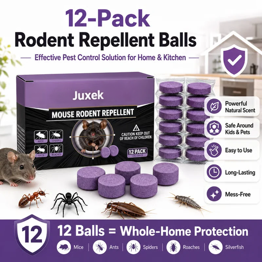 12-Pack Rodent Repellent Balls for Home Kitchen Effective Pest Control Solution