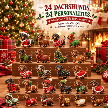 24 Days of Christmas Magic 🐶 Meet a New Dachshund Every Morning Until Christmas
