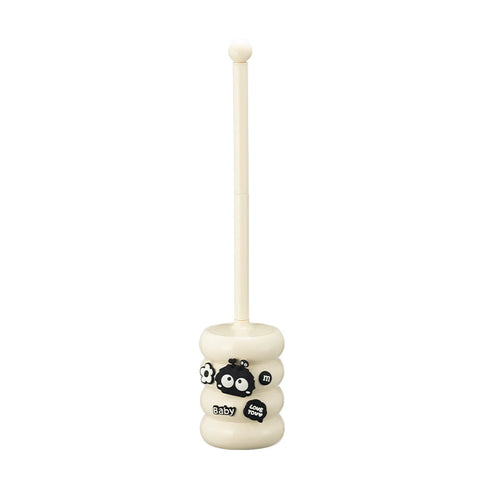 Cute pet sticker toilet cleaning brush