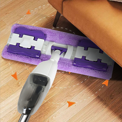 35cm Clip-On Spray Mop (with 2 Microfiber Cloths)