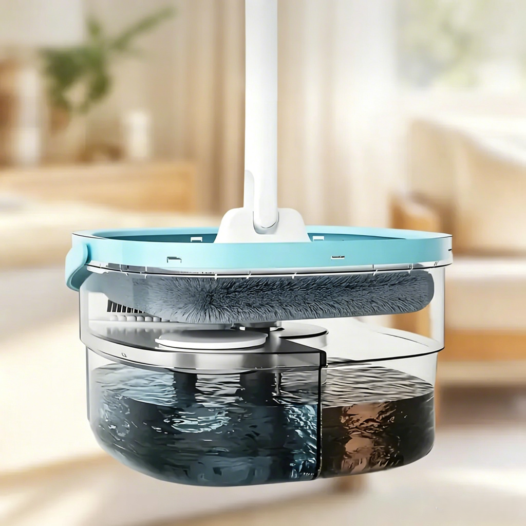 Clean & Dirty Water Separation Spin Mop