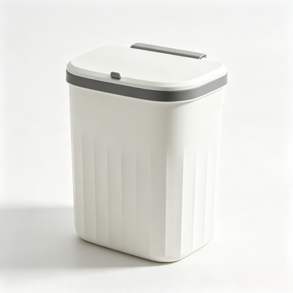 White Pull Lid Storage Container - Large Size